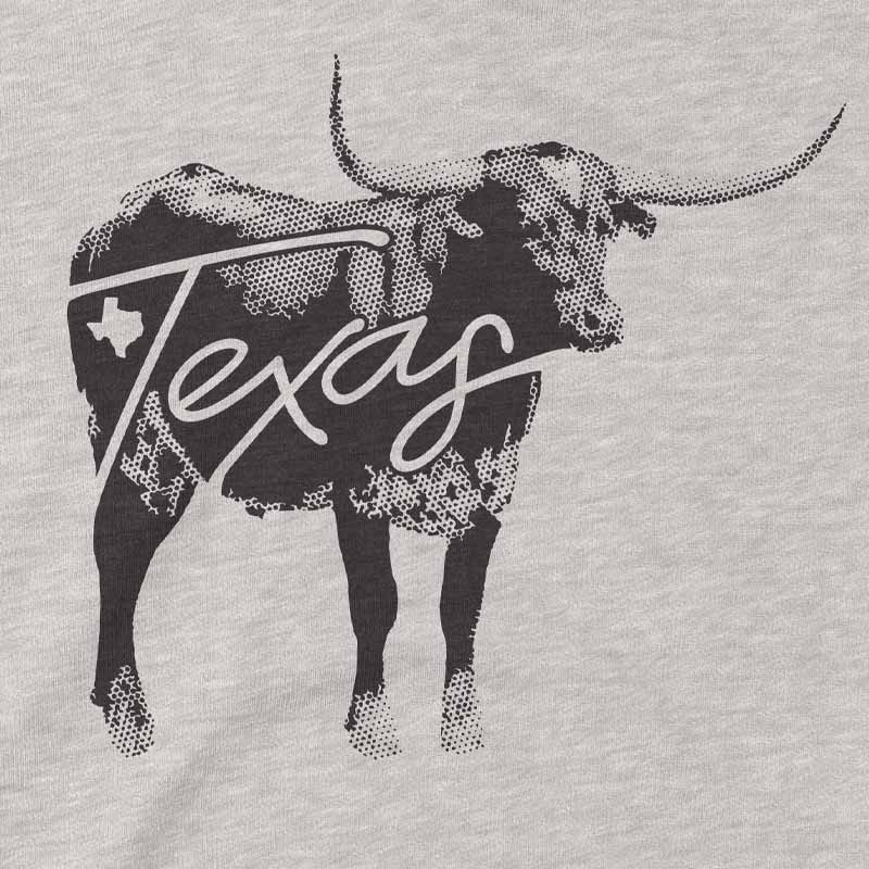 Texas Cattle Graphic T-shirt, longhorn graphic with Texas t-shirt