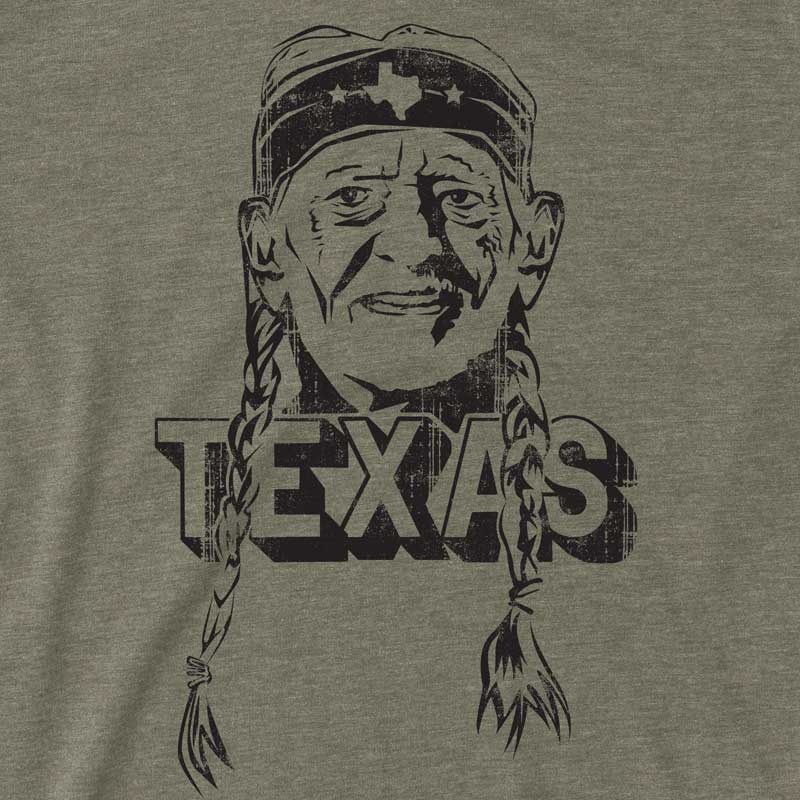 Willie Nelson t-shirt, Texas t-shirt, Willie Nelson Texas tee, Texas tee