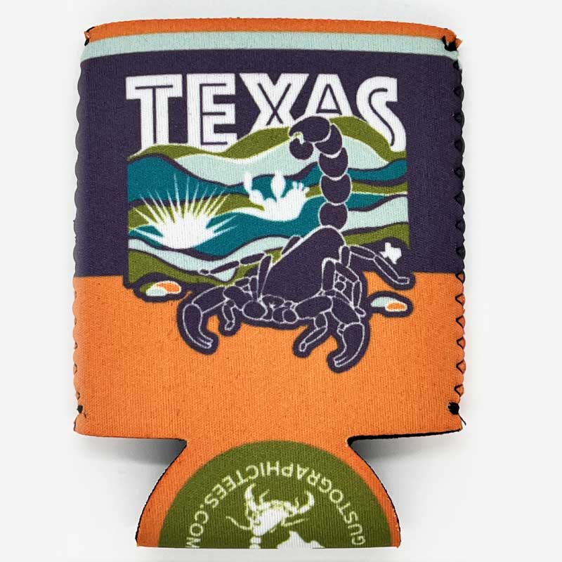 Texas Scorpion Can Cooler