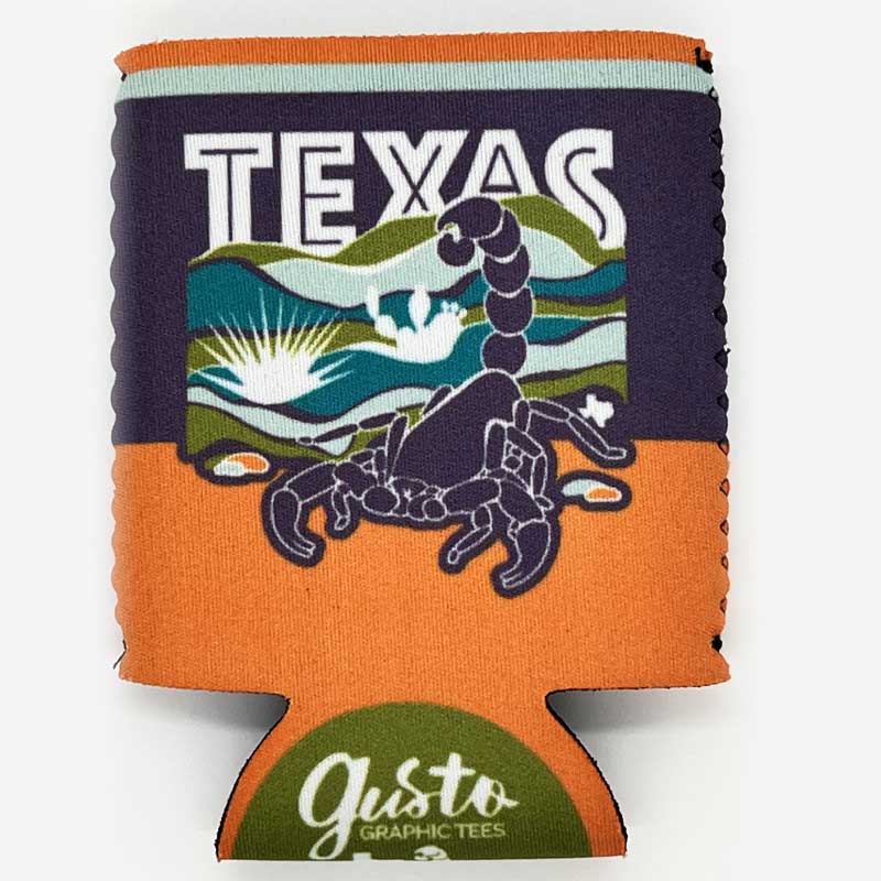 Texas Scorpion Can Cooler