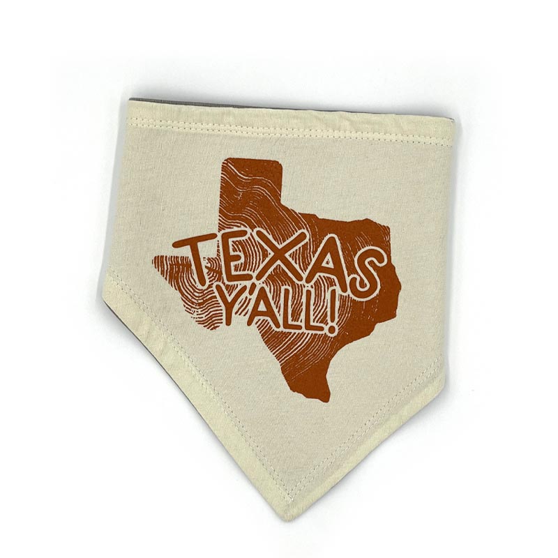 Texas Y'all Bandana Bib