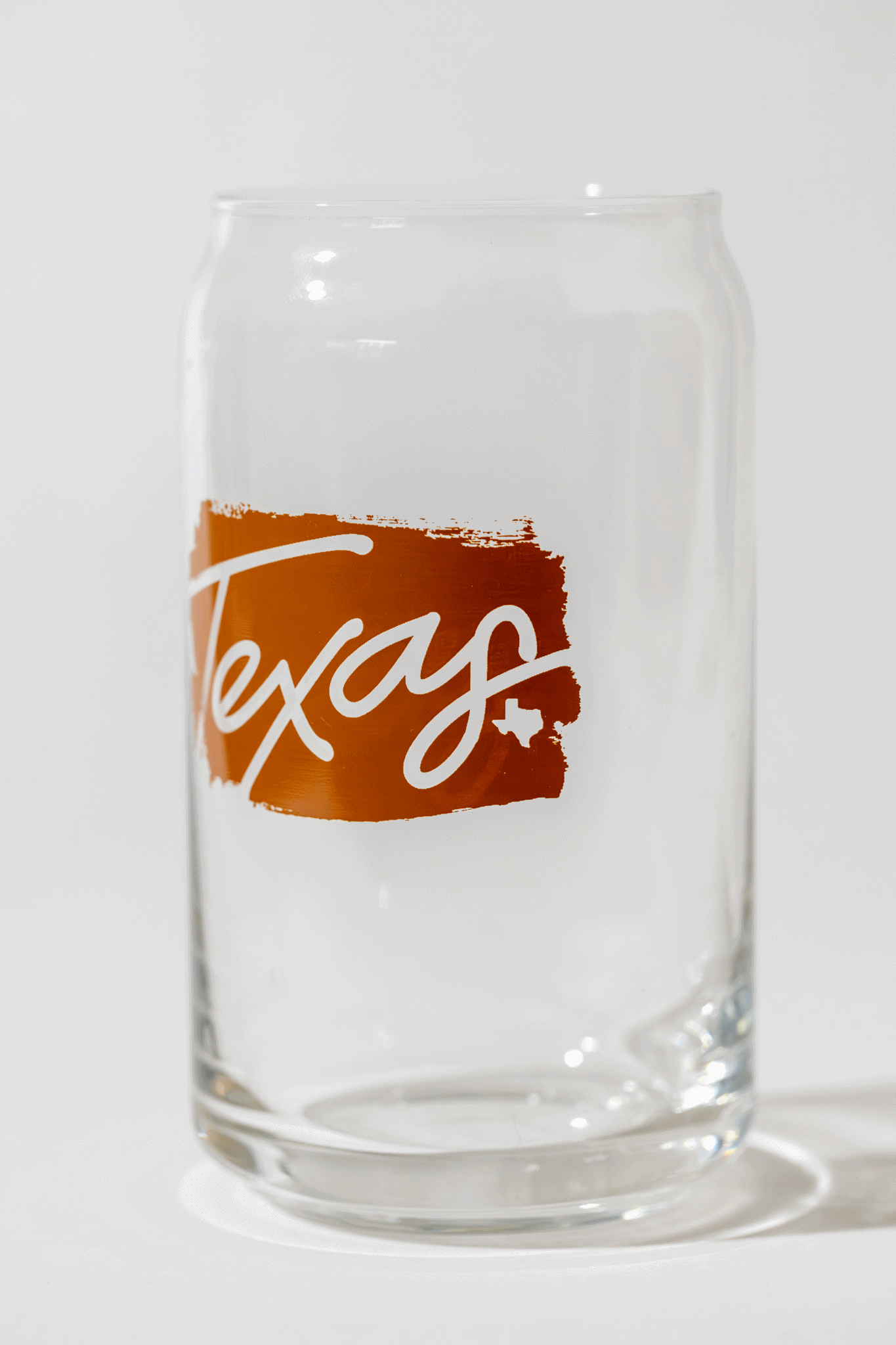 Texas Ink 16oz Can Glass