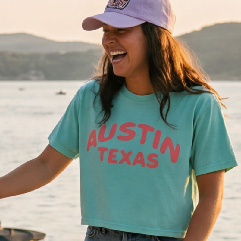 Austin Pop Women’s Boxy Tee