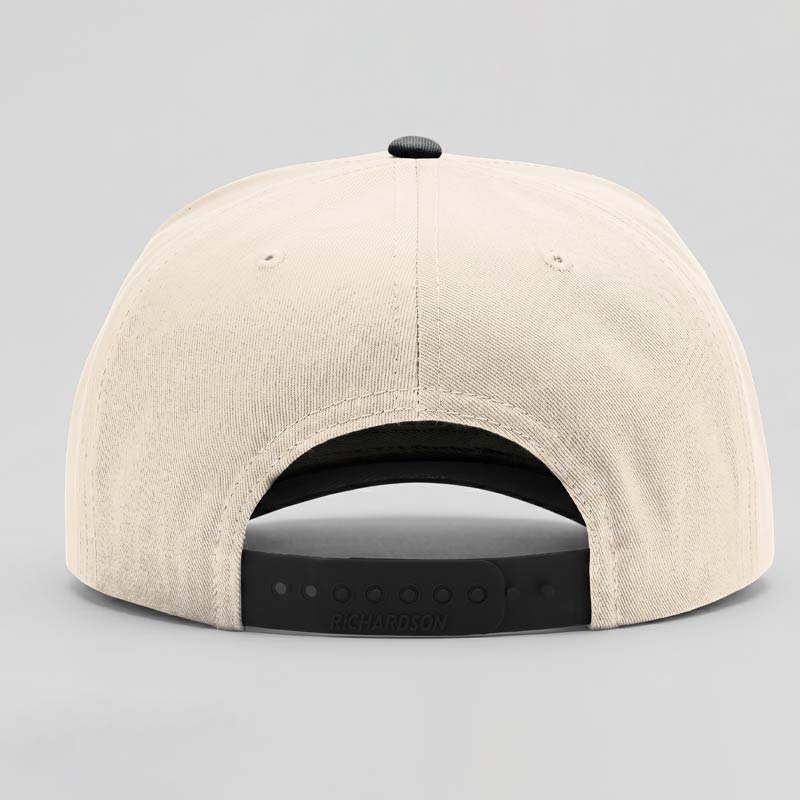 Back view of Carry-On Austin hat showing adjustable softsnap closure and structured high-profile fit