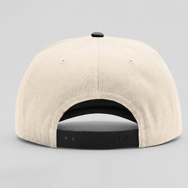 Back view of Carry-On Austin hat showing adjustable softsnap closure and structured high-profile fit