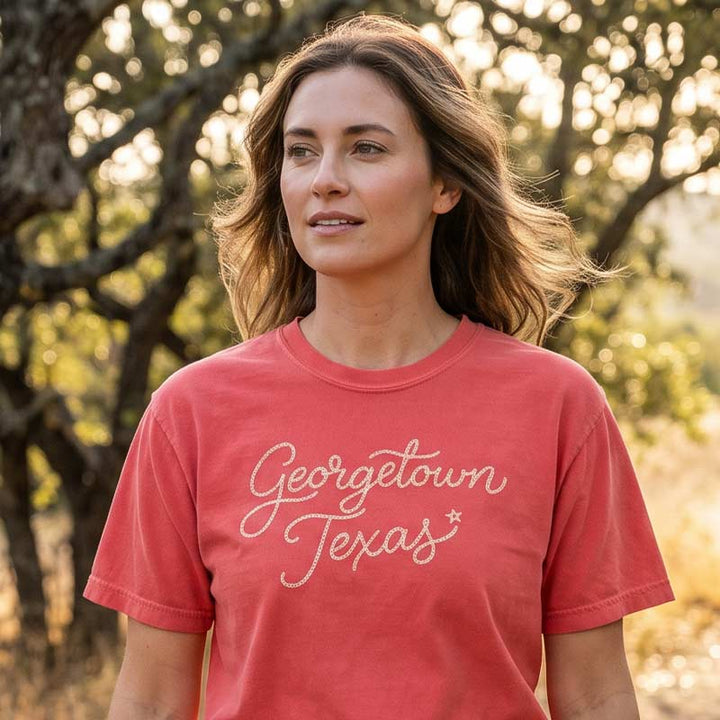 Chainstitch Georgetown Tee | Georgetown Texas Script Graphic T-Shirt