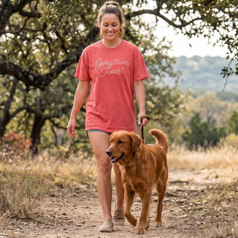 Chainstitch Georgetown Tee | Georgetown Texas Script Graphic T-Shirt