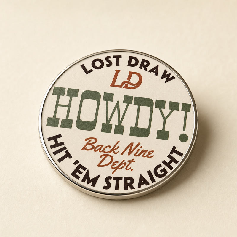 Lost Draw Golf Ball Markers