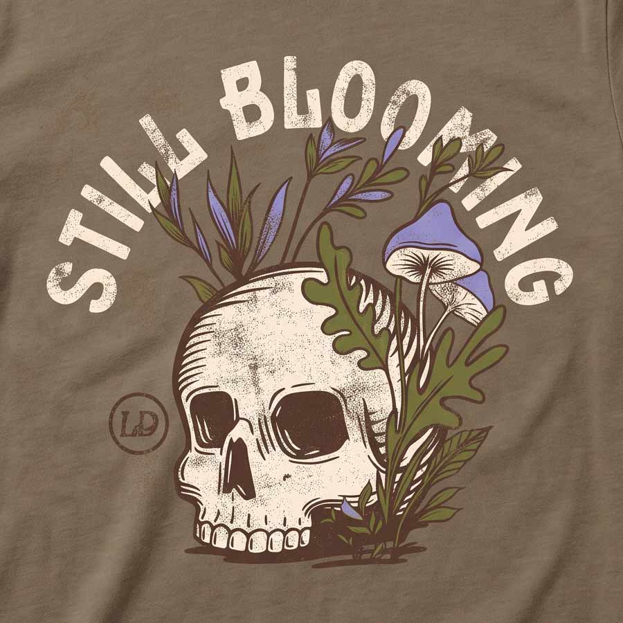 Close-up of the Still Blooming Tee&