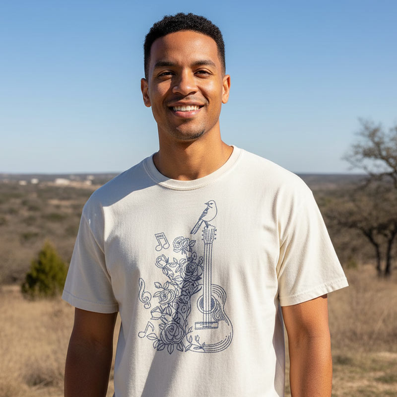 Stitch Guitar T-Shirt