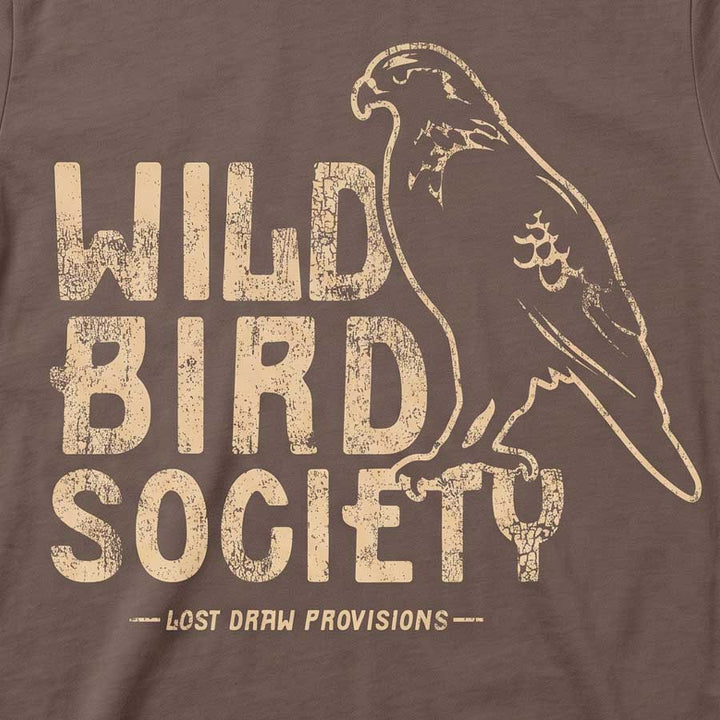 Close-up of the Wild Bird Society Tee&