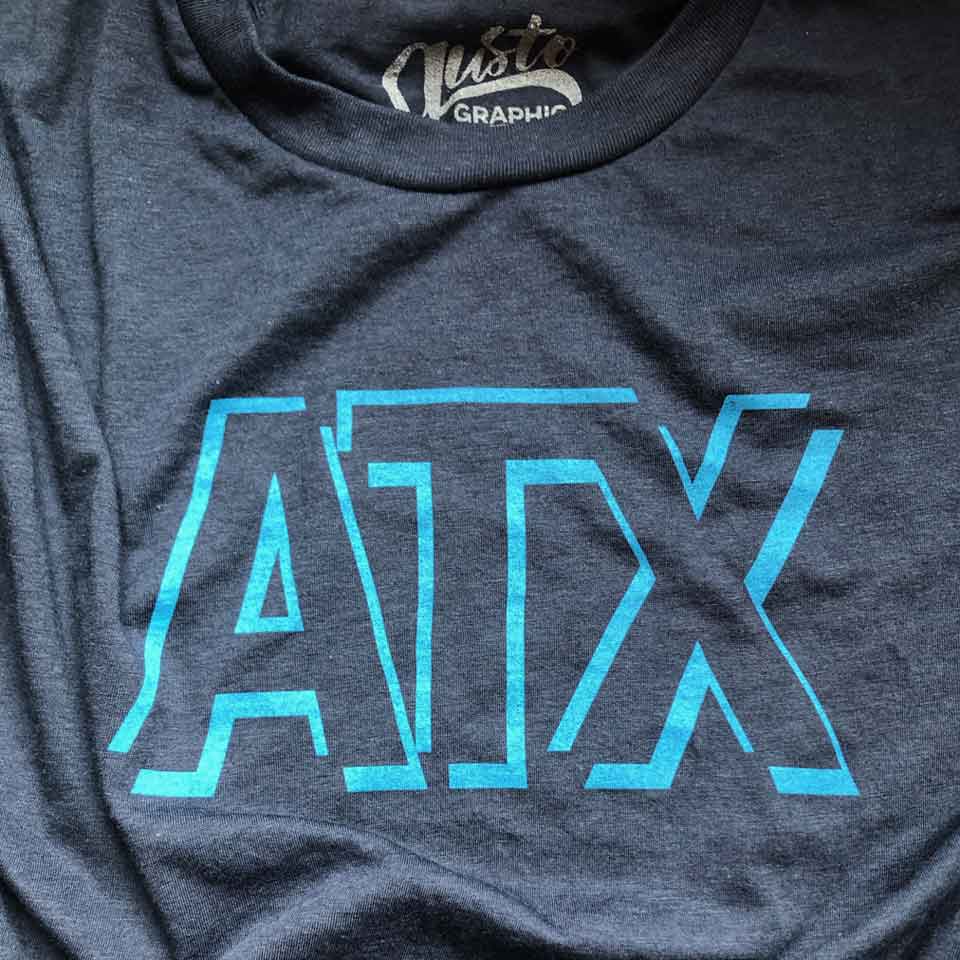 ATX t-shirt by gusto graphic tees, austin texas t-shirt,  texas graphic tee, texas tee, austin t shirt, texas t shirt, texas tee, graphic t shirt