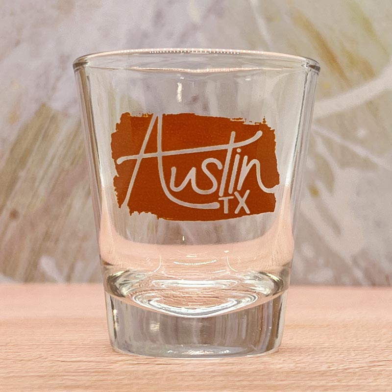 Austin Ink 1.75oz Shot Glass