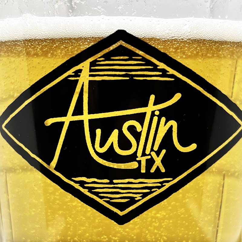 Austin Texas 16oz Pint Glass