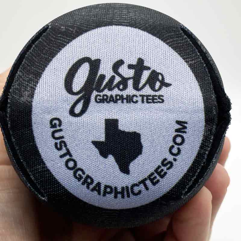 Texas BBQ Can Cooler, Texas Barbecue can Cooler, Texas Koozie,  Neoprene Can Cooler, Texas Beer Design designed by Gusto Graphic Tees