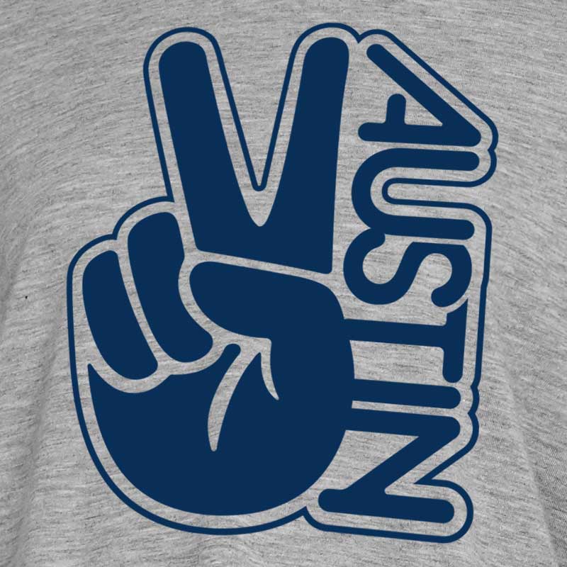 Groovy Austin, Texas Flowy Crop Top T-shirt