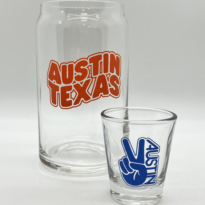 Groovy Austin 1.75oz Shot Glass