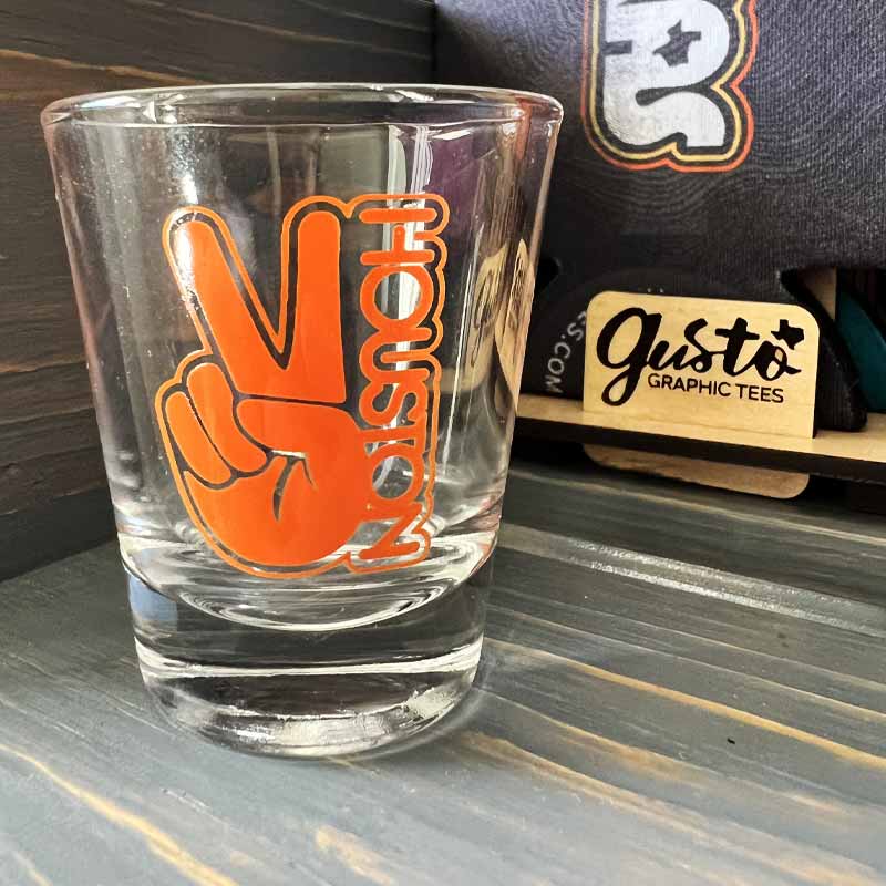 Groovy Houston 1.75oz Shot Glass