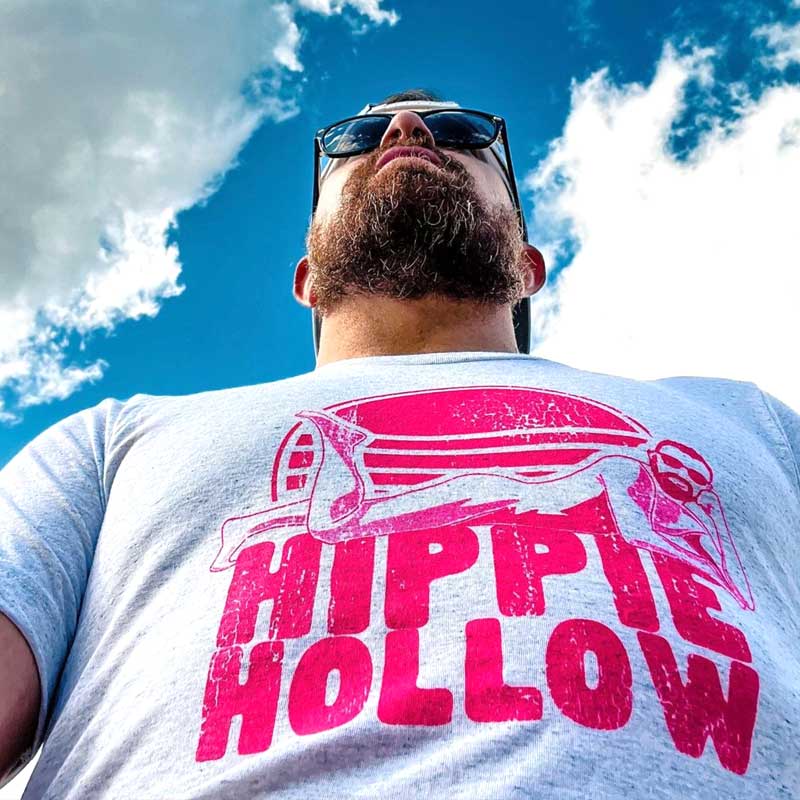 Hippie Hollow Sun Bum T-shirt
