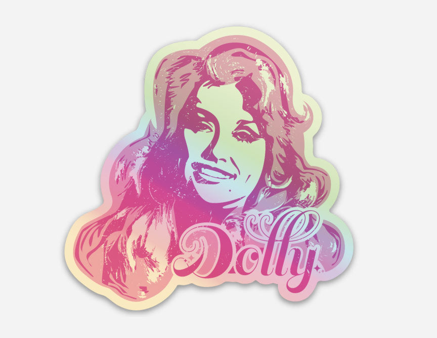 Holographic Dolly Sticker