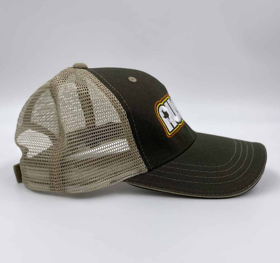 Retro Austin Trucker Cap by Gusto Graphic Tees - Texas cap, texas hat, Austin hat, Austin Texas 