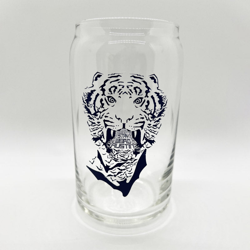 Stay Weird Austin 16oz Can Glass, Texas Beer, Pint Glass, Austin Texas drinkware