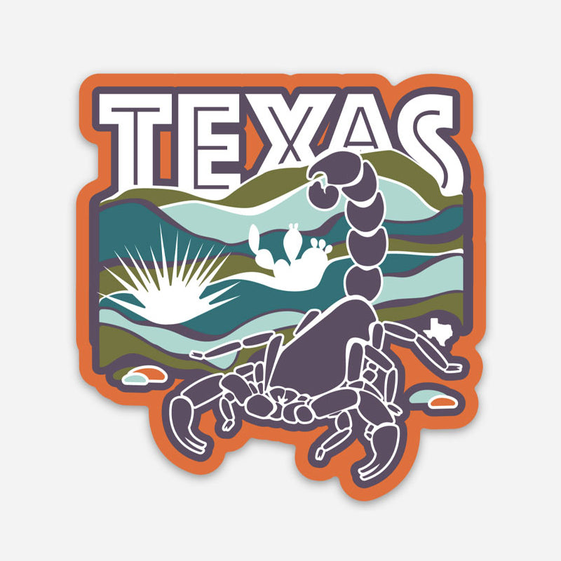 Texas Scorpion Sticker